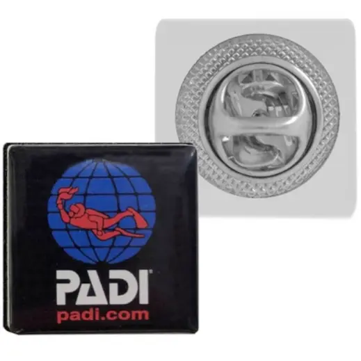 Square Lapel Badge – Pin Clip 30mm x 30mm